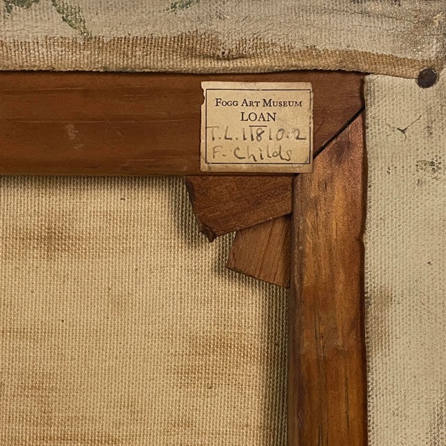 Paint Frederick Robbins Childs (1908-1978) - Modernist Still Life With Owl, Signed (1950, Oil on Canvas) For Sale - Image 7 of 10