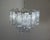 Murano Glass Chandelier, 36 Glass Clean Tube For Sale - Image 4 of 6