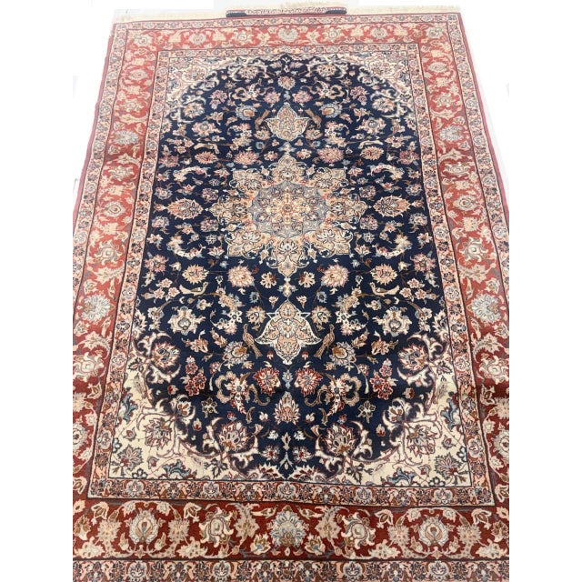 Pasargad DC Super Fine Hand Knotted Silk & Wool Rug For Sale - Image 18 of 18