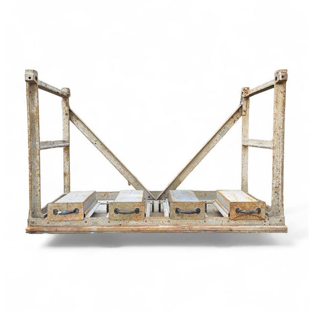 Industrial Iron Table, 1960s For Sale - Image 10 of 11
