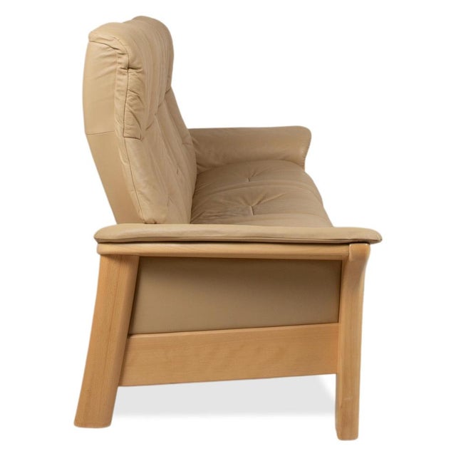 Windsor Three-Seater Leather Sofa from Stressless For Sale - Image 15 of 18