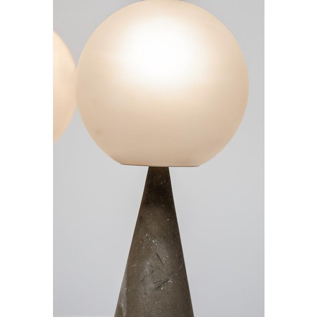 Glass Bilia Table Lamps by Gio Ponti for Fontana Arte, Set of 2 For Sale - Image 7 of 12