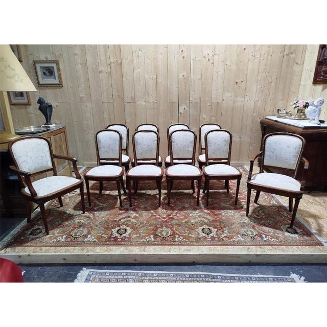 Louis XVI Dining Chairs, Set of 8 For Sale - Image 12 of 12