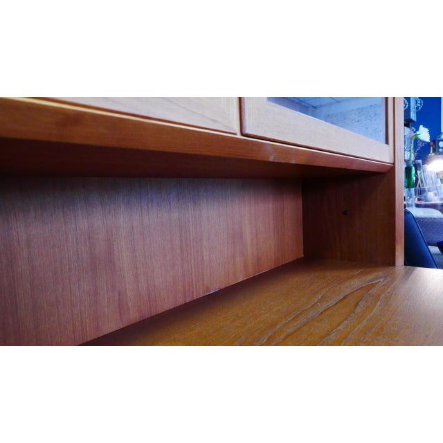 Danish Teak Sideboard with Showcase by Christian Linneberg for Odder, Denmark For Sale - Image 6 of 17