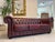 Chesterfield Leather Sofa Set, Set of 3 For Sale - Image 6 of 18