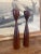 1960s Vintage Pair of Mid Century Modern Atomic Decorative Candle Stick Holder For Sale - Image 5 of 9