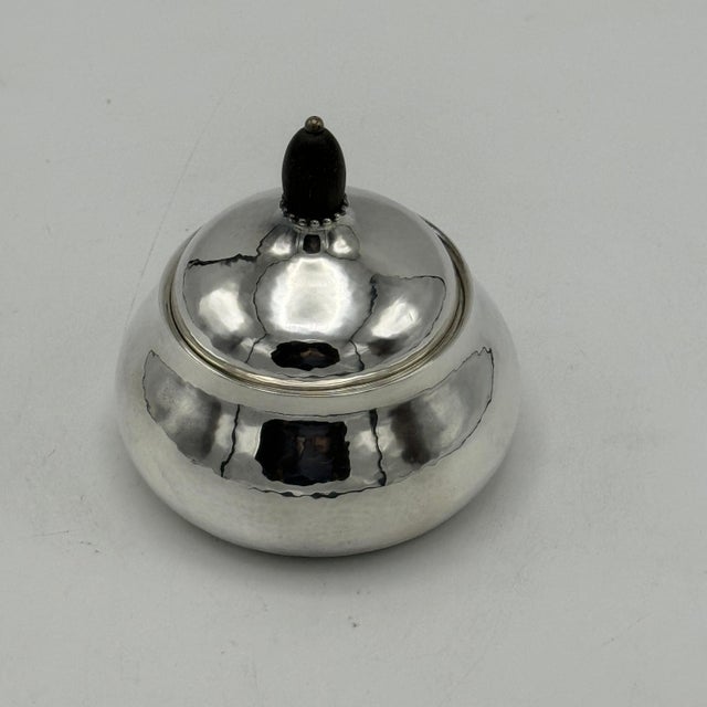 Georg Jensen Six Piece Sterling Silver Tea and Coffee Service Denmark 1915 For Sale - Image 13 of 14