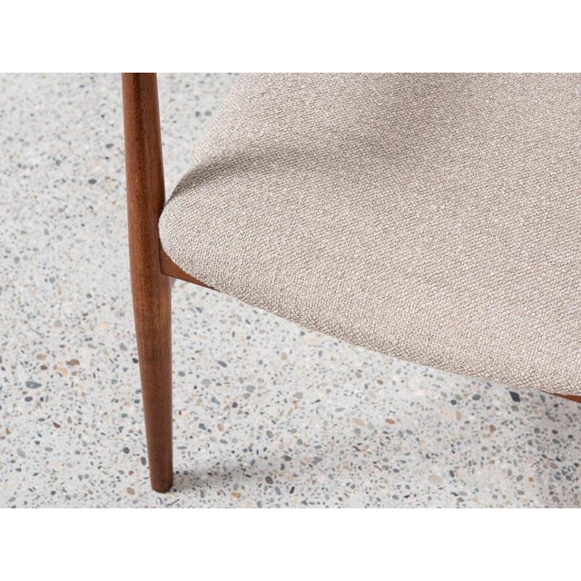 1960s Set of Mid-Century Danish Chairs in Teak attributed to Erik Kirkegaard for Glostrup, 1960s For Sale - Image 5 of 11