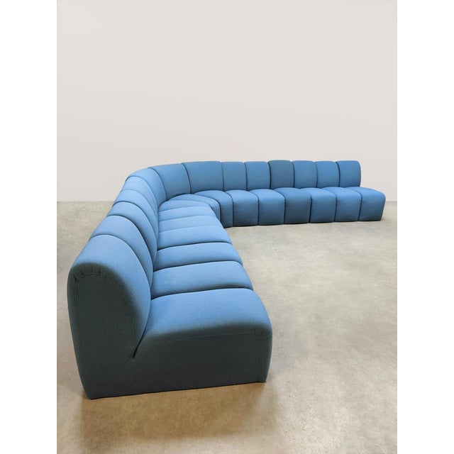 Vintage Dutch Mississippi Modular Sofa by Pierre Paulin for Artifort, 1970s, Set of 15 For Sale - Image 10 of 15