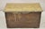 Antique English Victorian Brass Figural Repousse Coal Bin Storage Blanket Chest For Sale - Image 11 of 12