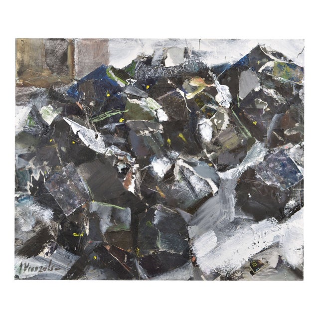 Imants Vecozols, Coals, 2000s, Mixed Media on Canvas For Sale