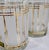 1970s Vintage 22k Gold Culver ServeMates Double Old Fashioned Glasses – Set of 4 For Sale - Image 5 of 7
