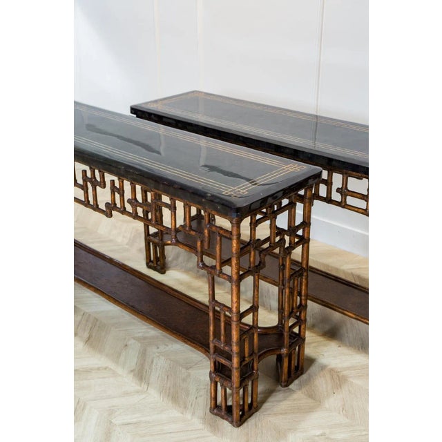 Early 21st Century Tommy Bahama Home Royal Kahala Console Table For Sale - Image 5 of 5