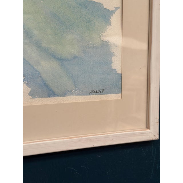 Lars Bertle, Ireviken, Gotland, 1960s, Watercolor on Paper, Framed For Sale - Image 9 of 13