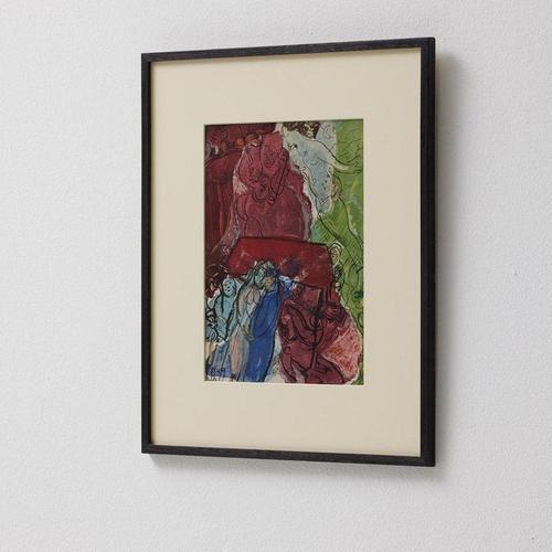 1940s After Marc Chagall, Editions du Chêne, Color Cliché Print, 1947, Framed For Sale - Image 5 of 10