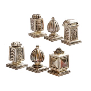 Medieval-Style Silver Place Card Holders- Set of 6 For Sale