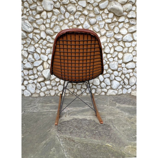RKR-1 Wire Rocking Chair by Charles & Ray Eames for Herman Miller, 1950s For Sale - Image 13 of 18