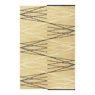 Nazmiyal Collection Mid Century Modern Swedish Aina Kange Rug For Sale
