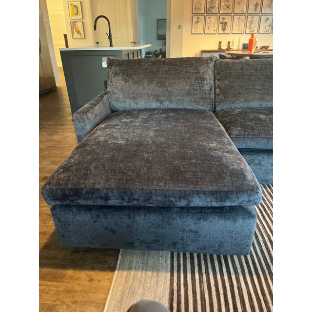 ABC Carpet & Home Abc Carpet Lucali Queen Sectional Sofa Convertible Bed For Sale - Image 4 of 8