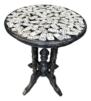 Guildmaster Trompe l'Oeil Table Dominoes Design