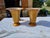 Vintage Gold Aluminum Table Lamps, 1970, Set of 2 For Sale - Image 11 of 11