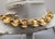 Vintage 1982 Signed Napier Goldtone Heart Shaped Leaves Collar Necklace For Sale In Philadelphia - Image 6 of 9