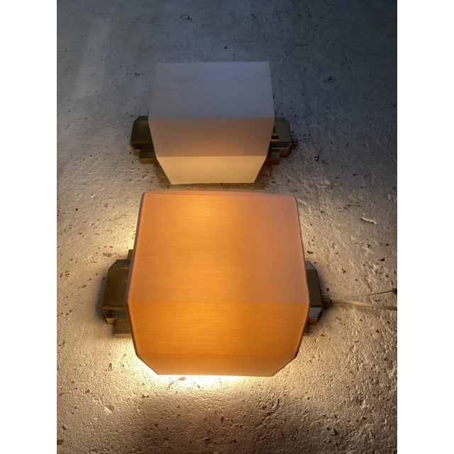 Metal Regency Wall Lamps by Lumina for Lumica, Spain, 1970s, Set of 2 For Sale - Image 7 of 8