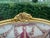 c.1900 French Marquise Gold Beech Velvet Loveseat For Sale - Image 10 of 13