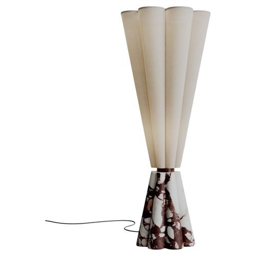 Bouquet Lamp L in Red Marble and Stone by Esther Knopfler For Sale - Image 18 of 18