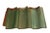 Mid-Century Modern Terracotta Roof or Decorative Border Tile Green For Sale - Image 3 of 9