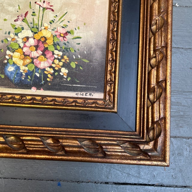 Impressionist 1970’s Original Impressionist Floral Still Life Painting For Sale - Image 3 of 4
