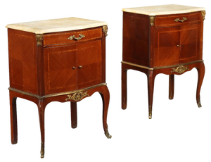 Vintage Bedside Tables, Set of 2