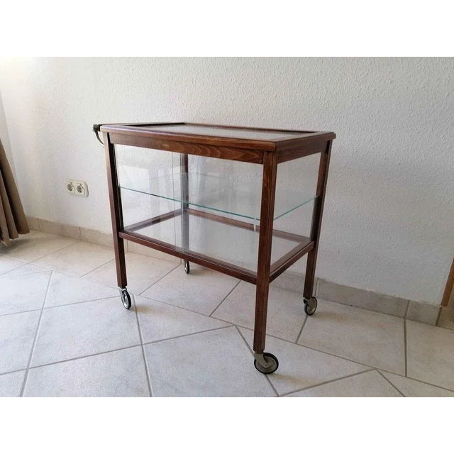 Hungarian Art Deco Bar Cart, 1950s For Sale - Image 4 of 7