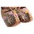 Brown Antique Charogh Decorative Ethnic Shoes, Handcrafted Leather, Turkey, Circa 1900 For Sale - Image 8 of 14