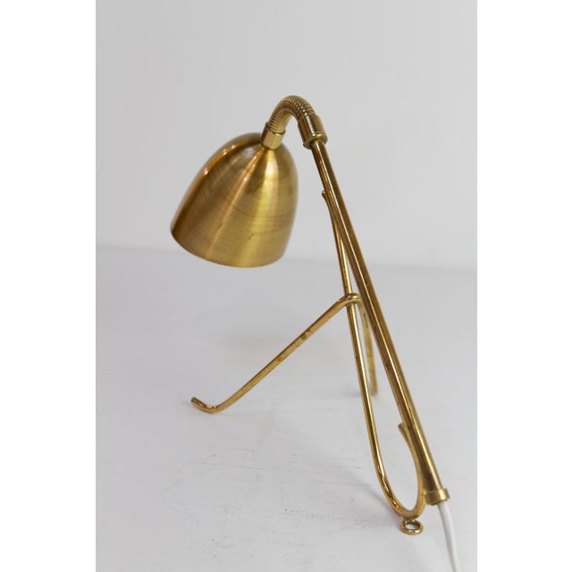 Swedish Brass Table Lamp, 1950s For Sale - Image 9 of 18