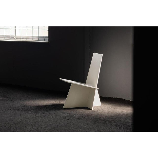 This rare constructivist “easy to assemble” chair, designed by industrial designer Karel Links in 1968, is a brilliant...