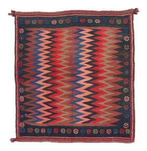 Afshar Sofreh Mixed-Weave Textile