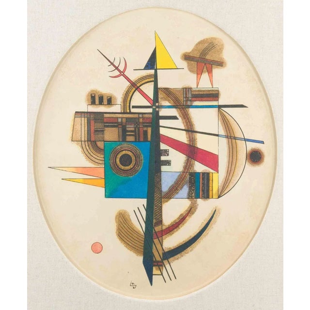 After Kandinsky, Ovale Komposition, Etching For Sale