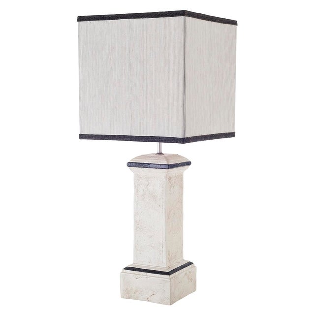 Contemporary Column Table Lamp from Marioni For Sale - Image 3 of 3