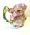 English Vintage Royal Bayreuth Pansy Creamer Figural Porcelain Creamer, Bavaria For Sale - Image 3 of 6