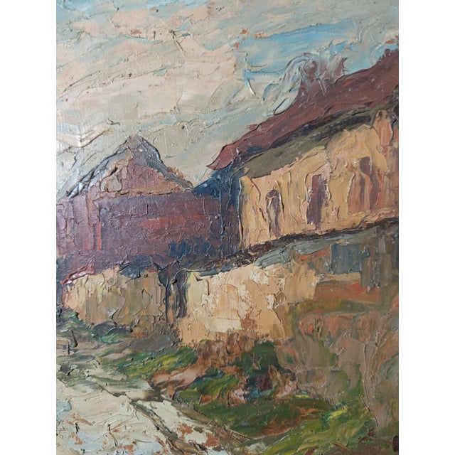 Jh Silles, Landscape, 1950s, Oil Painting on Board, Framed For Sale - Image 6 of 10