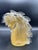 Glass Horse Head Sculpture in Sommerso Glass and Gold by Archimede Seguso, Murano, 1950s For Sale - Image 7 of 11