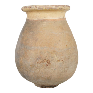 19th Century French Terra Cotta Biot Olive Jar 25 X 19.75 In.