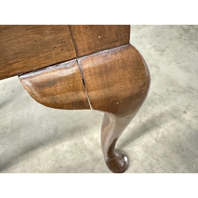 Antique Mahogany Leopard Print Animal Hide Stools - A Set For Sale - Image 14 of 18