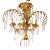 Vintage Italian Palm Tree Tole Sconce For Sale
