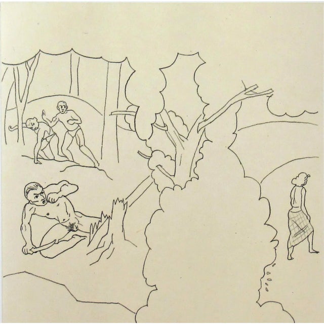 This artwork titled "Three Questions #IV" 2003 is an original soft ground etching on Somerset paper by American artist...