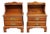 1980s Pair of Henkel Harris Wild Black Cherry Nightstands For Sale