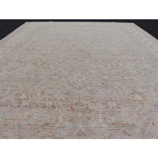 Keivan Woven Arts Tabriz Designed Rug All-Over 6'1 X 9'2 For Sale In Atlanta - Image 6 of 15