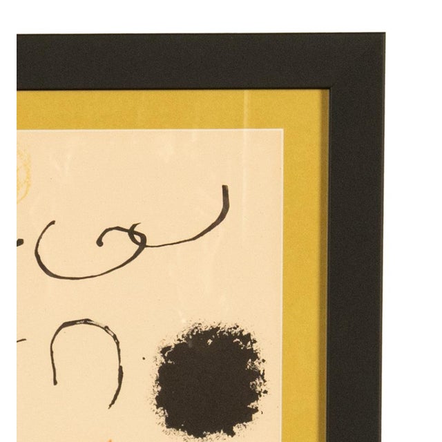 1960s Original Signed & Numbered Surrealist Color Lithograph Obra Inèdita Recent VIII by Joan Miró, 1964 For Sale - Image 5 of 15