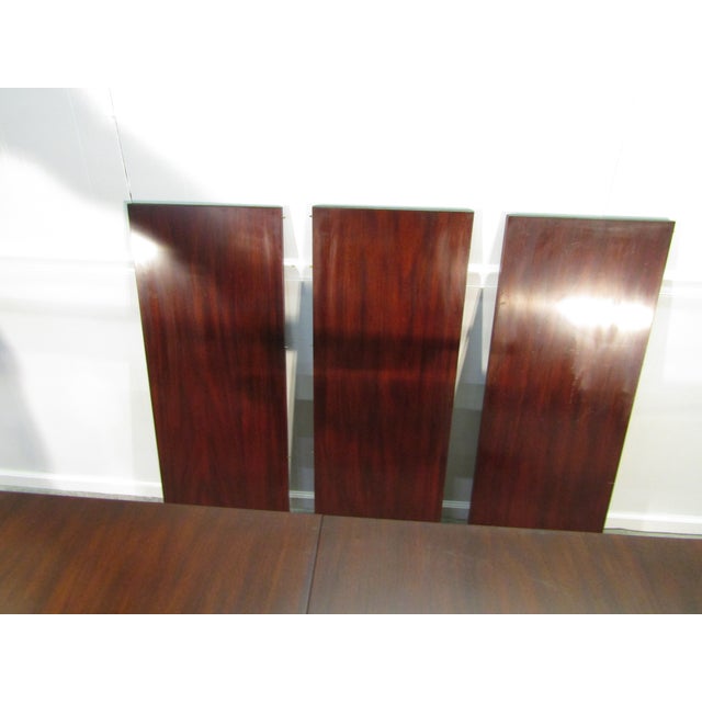 Henkel Harris Solid Mahogany Dining Table For Sale - Image 6 of 10